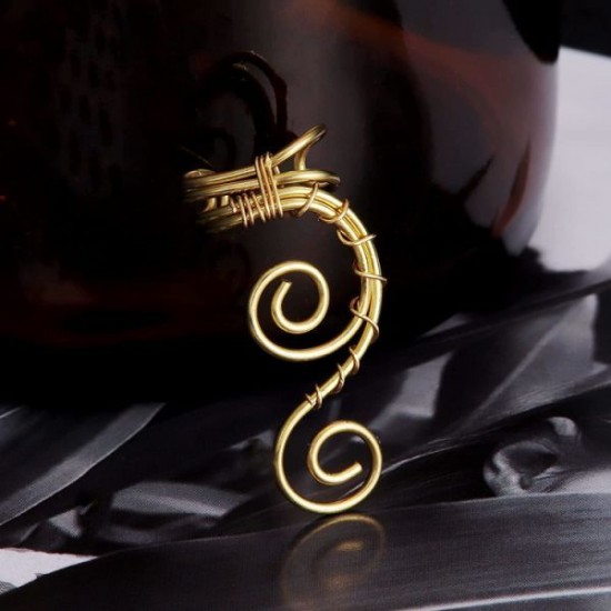 Elf Ear Cuffs For Women No Piercing Elf Ear Cuff Non Pierced Hypoallergenic Faux Wrap Earrings Fantasy Fairy Elven Cosplay Costume Handcraft For Filigree Elf Ear Cuffs For Women No Piercing Elf Ear Cuff Non Pierced Hypoallergenic Faux Wrap Earrings Fantasy Fairy Elven Cosplay Costume Handcraft For Filigree
